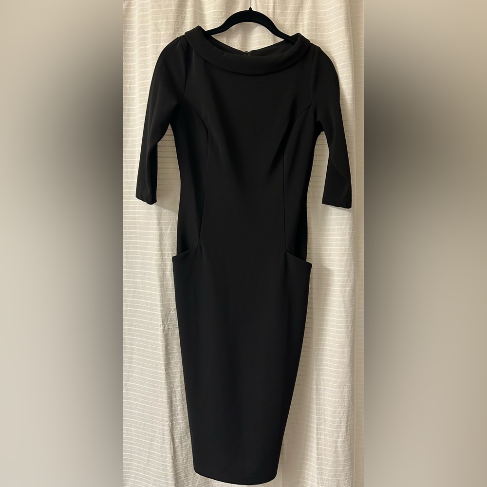 Chic Black Long Sleeve Dress